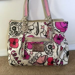Floral Coach Poppy Handbag